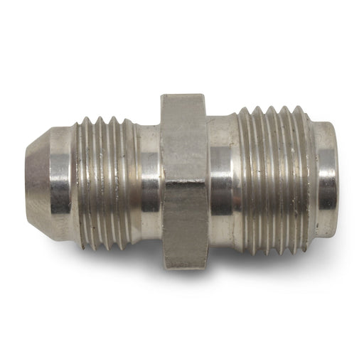 6AN Chevy Fuel Pump Adapter Fitting, 5/8"-18 Inverted Flare With Endura Finish RUSSELL Autoparts