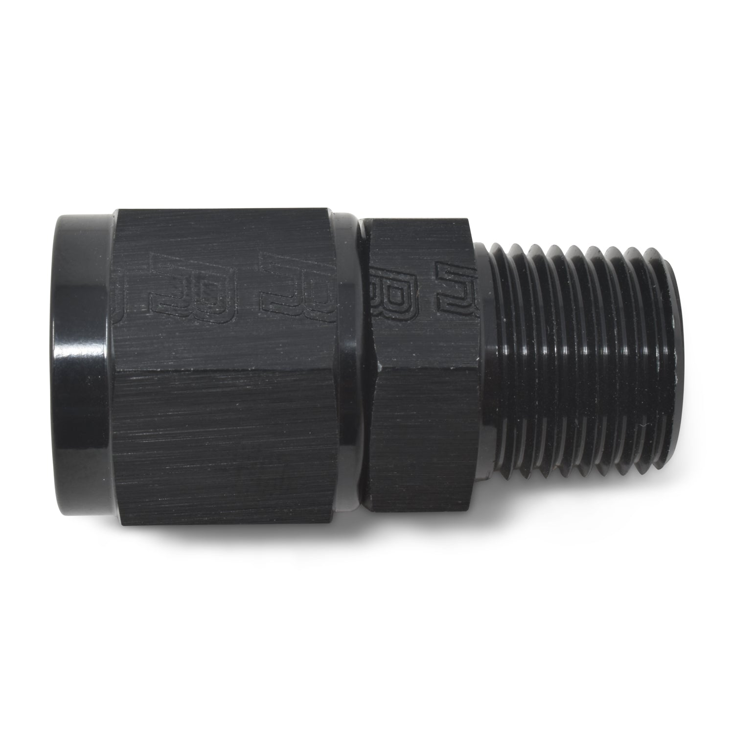6AN  Female To 3/8" Male NPT Fitting With Black Finish