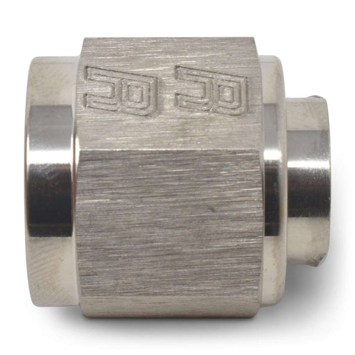 6AN Flare Cap Adapter Fitting With Endura Finish RUSSELL Autoparts