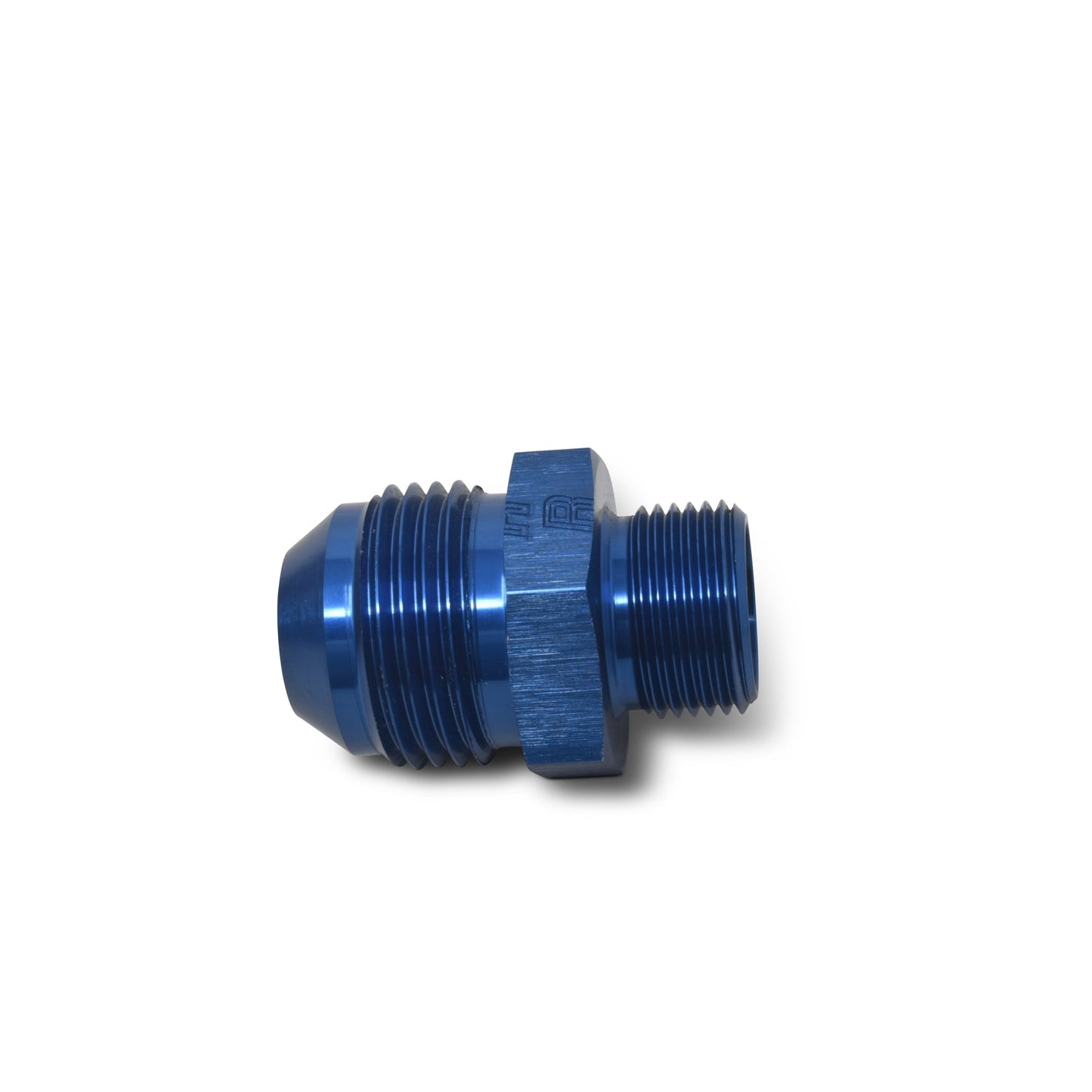 6AN Flare To 12mm X 1.5 Metric Adapter Fitting With Blue Finish RUSSELL Autoparts