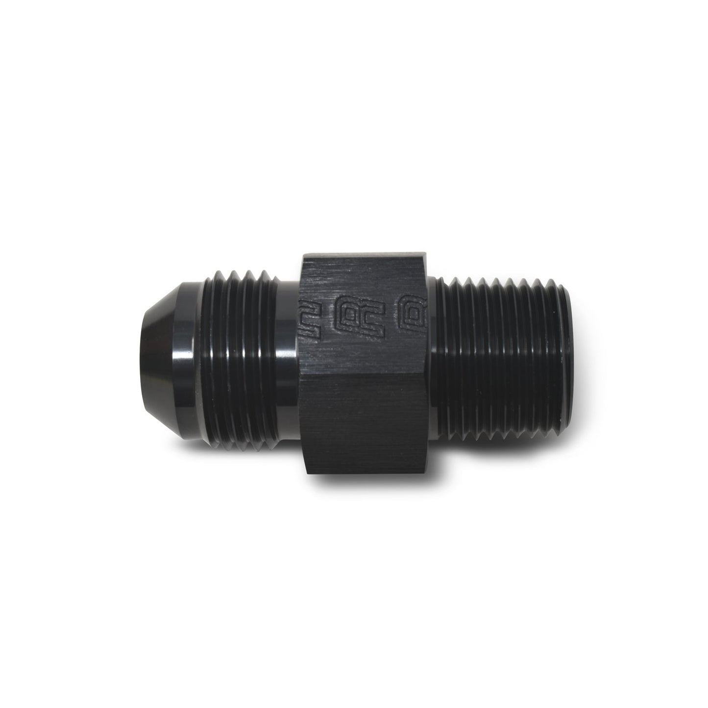 6AN Flare To 3/8" Pipe Fuel Pressure Adapter With Black Finish RUSSELL Autoparts