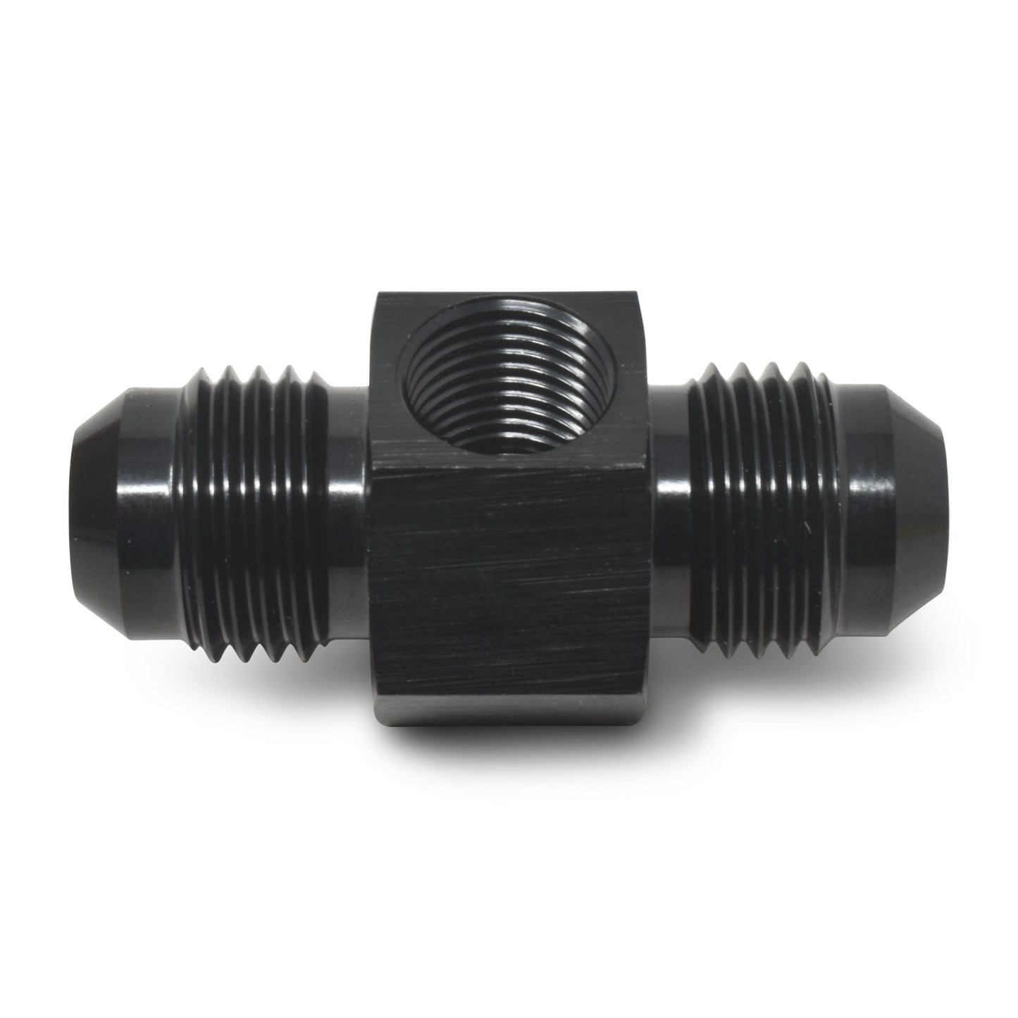 6AN Flare Union Fuel Pressure Adapter With Blue Finish RUSSELL Autoparts