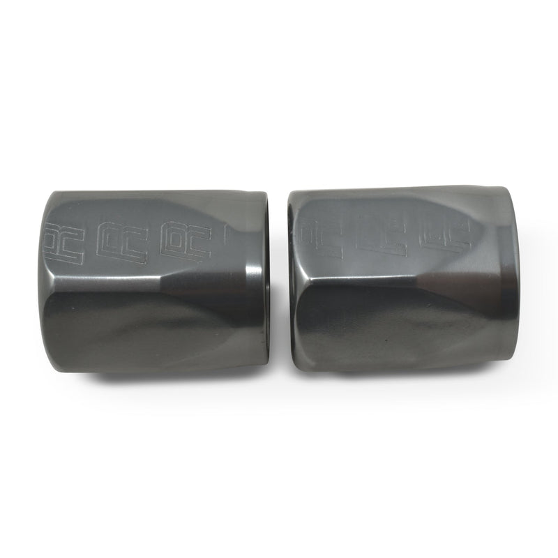 6AN Hose End Socket With Natural Anodized Finish - Pair RUSSELL Autoparts