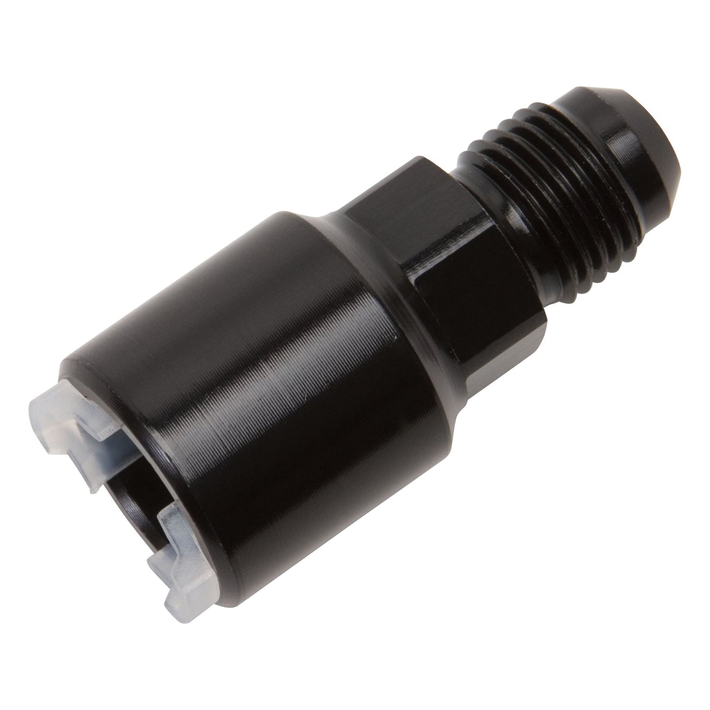 6AN Male x -16' SAE Quick-Disconnect Female Fitting With Black Finish RUSSELL Autoparts