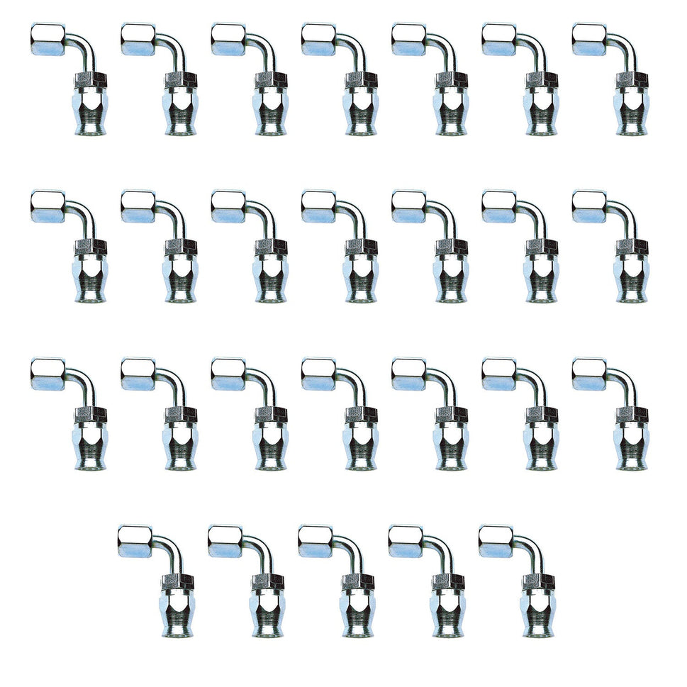 6AN PowerFlex 90 Degree Hose End With Endura Finish - 25 Pack