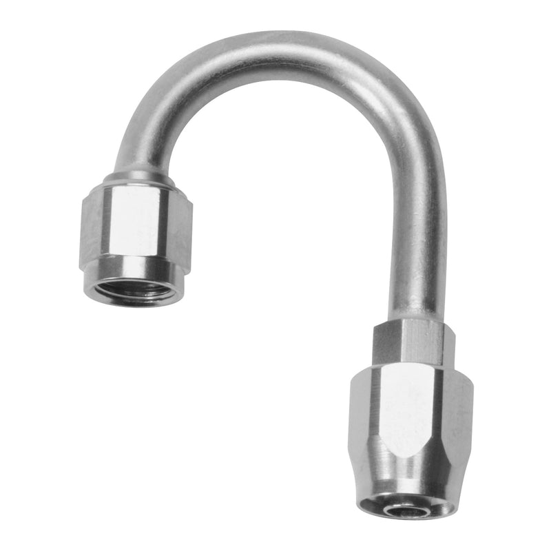 6AN ProClassic 180 Degree 1" Radius Hose End With Endura Finish RUSSELL Autoparts