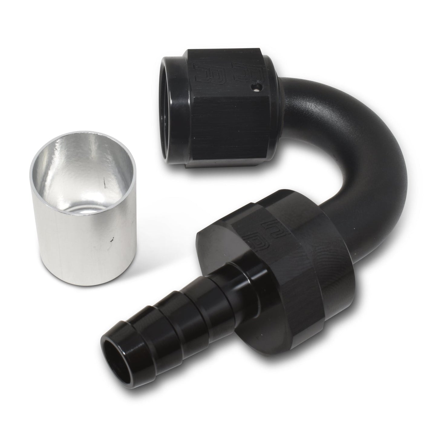 6AN ProClassic Crimp 150 Degree Hose End RUSSELL Autoparts