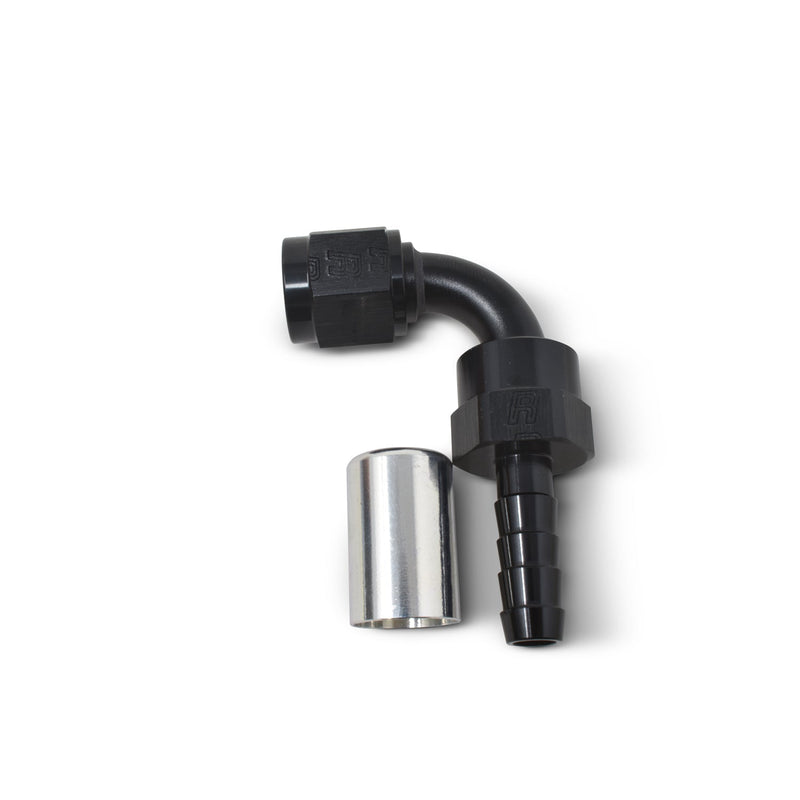 6AN ProClassic Crimp 90 Degree Hose End RUSSELL Autoparts