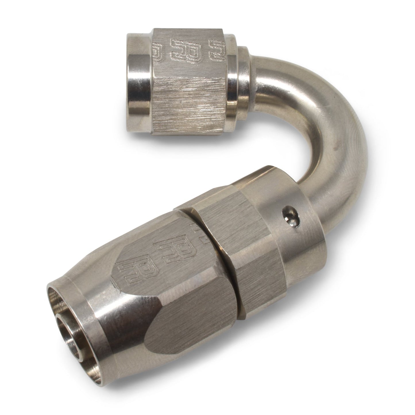6AN ProClassic Swivel 150 Degree Tight Radius Hose End With Endura Finish RUSSELL Autoparts