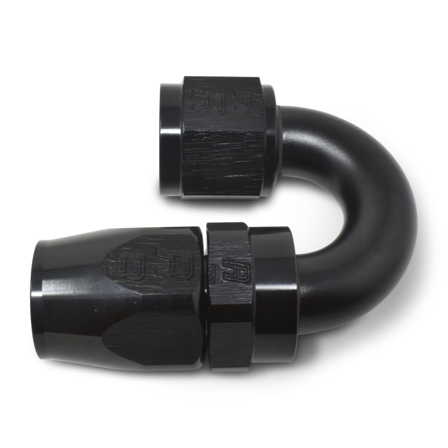 6AN ProClassic Swivel 180 Degree Tight Radius Hose End With Black Finish RUSSELL Autoparts