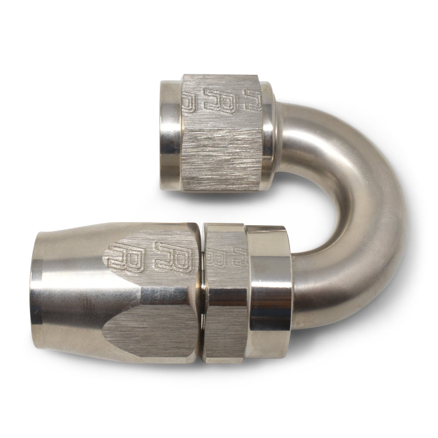 6AN ProClassic Swivel 180 Degree Tight Radius Hose End With Endura Finish RUSSELL Autoparts