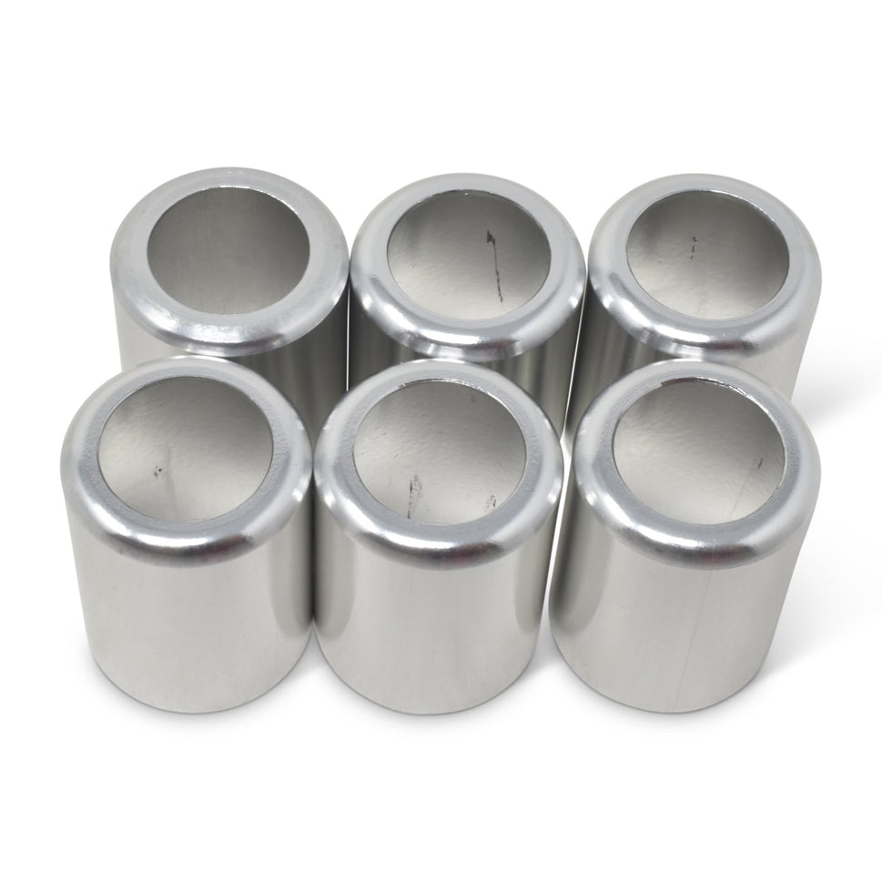 6AN Replacement Crimp Collars In Aluminum