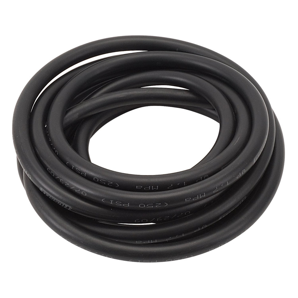 6AN Russell Twist-Lok Hose Black In Pre-Packaged 6 Foot Length