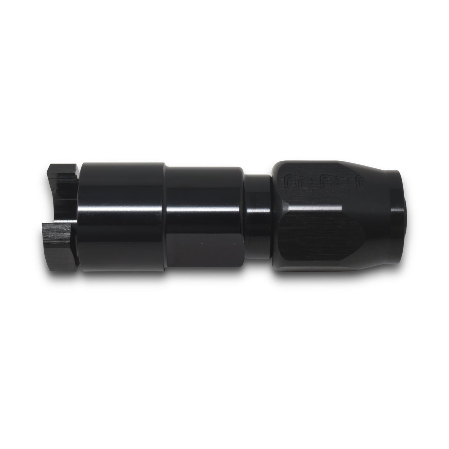 6AN Straight Female SAE Quick-Disconnect x 5/16" Tube Size WIth Black Finish RUSSELL Autoparts