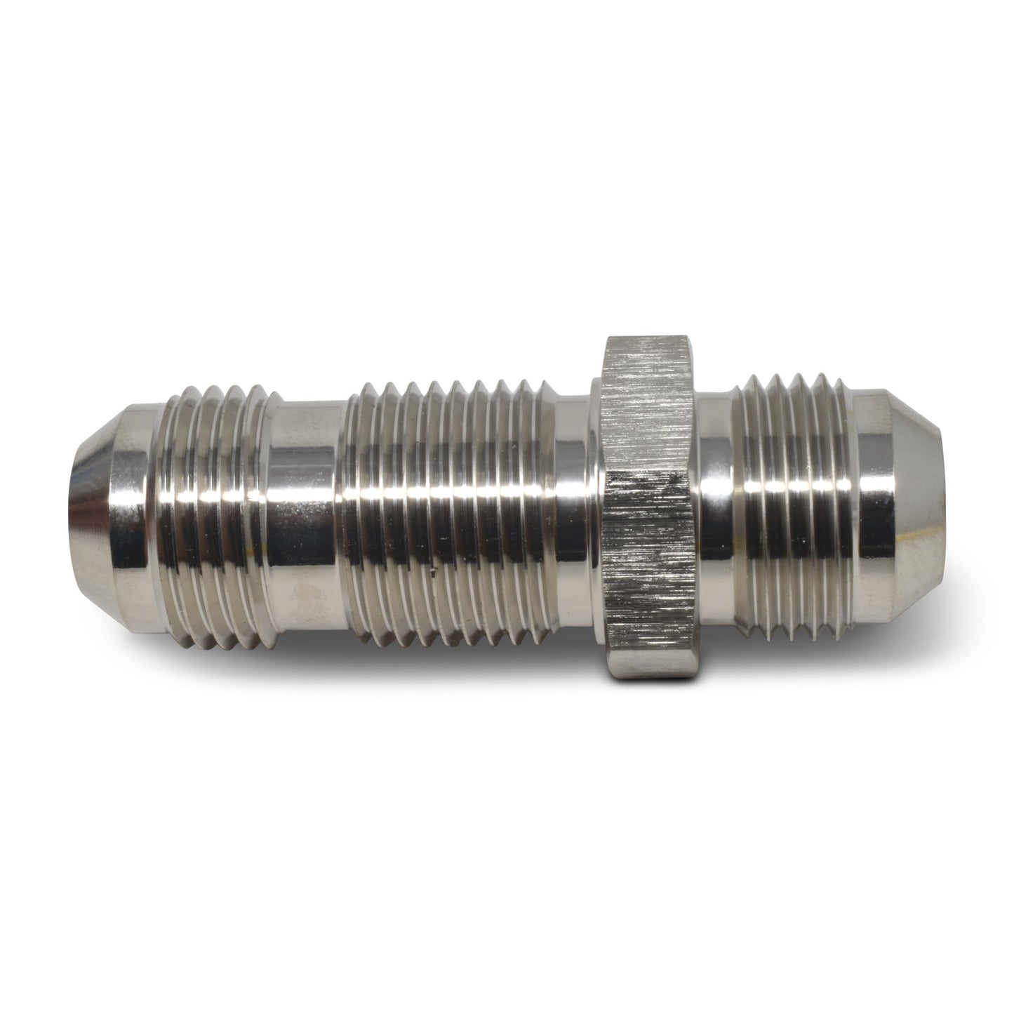 6AN Straight Flare Bulkhead Adapter Fitting With Endura Finish RUSSELL Autoparts