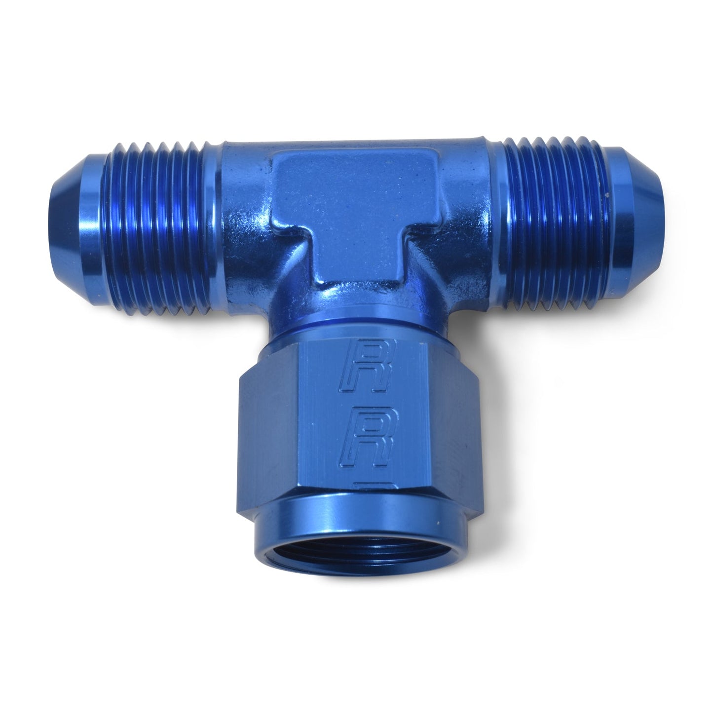 6AN Tee - Female An On Side Fitting With Blue Finish RUSSELL Autoparts