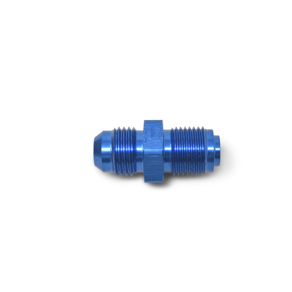 6AN To 12mm X 1.25 O-Ring Seal GM TBI Adapter Fitting With Blue Finish