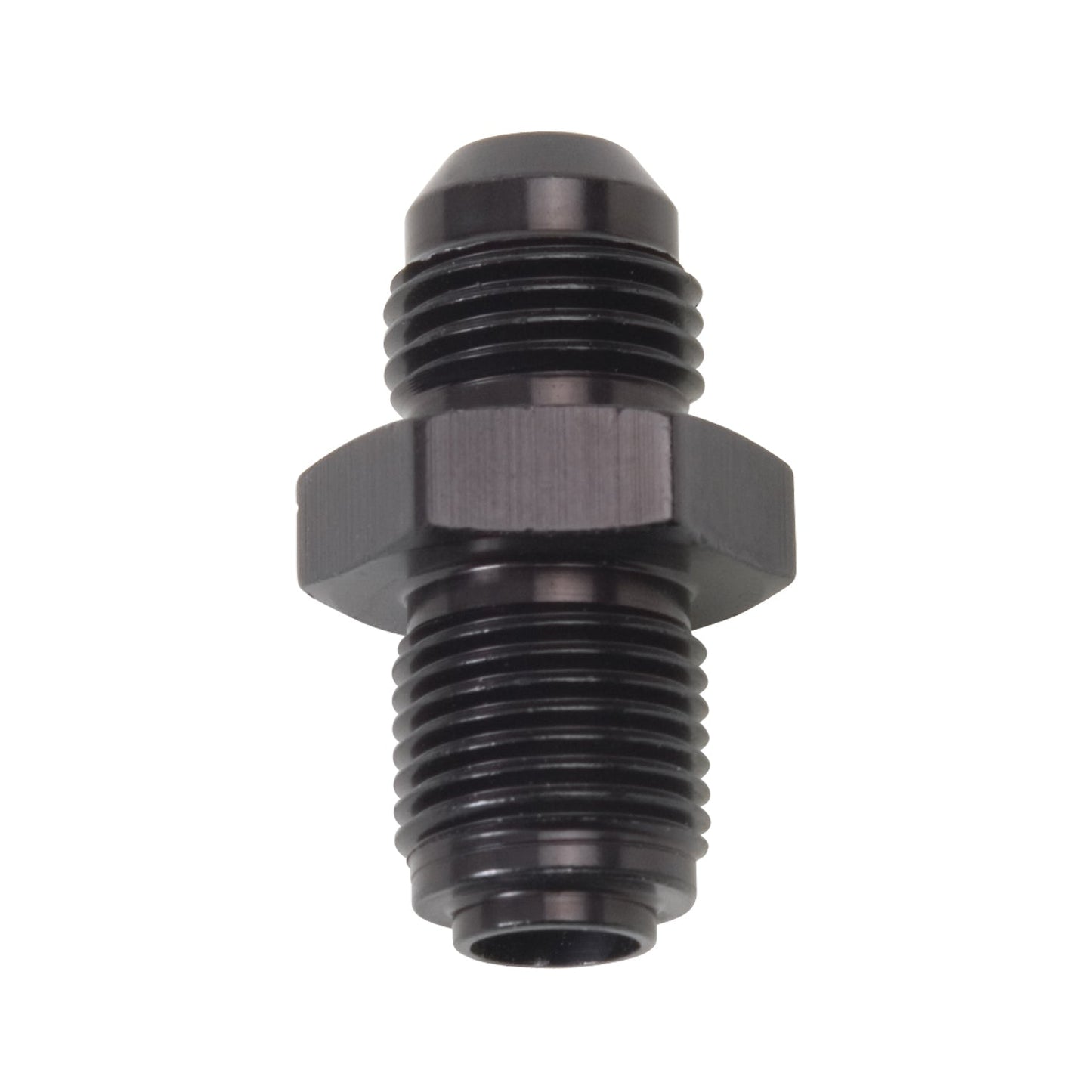 6AN To 14mm X 1.25 O-Ring Seal GM TBI Adapter Fitting With Black Finish RUSSELL Autoparts