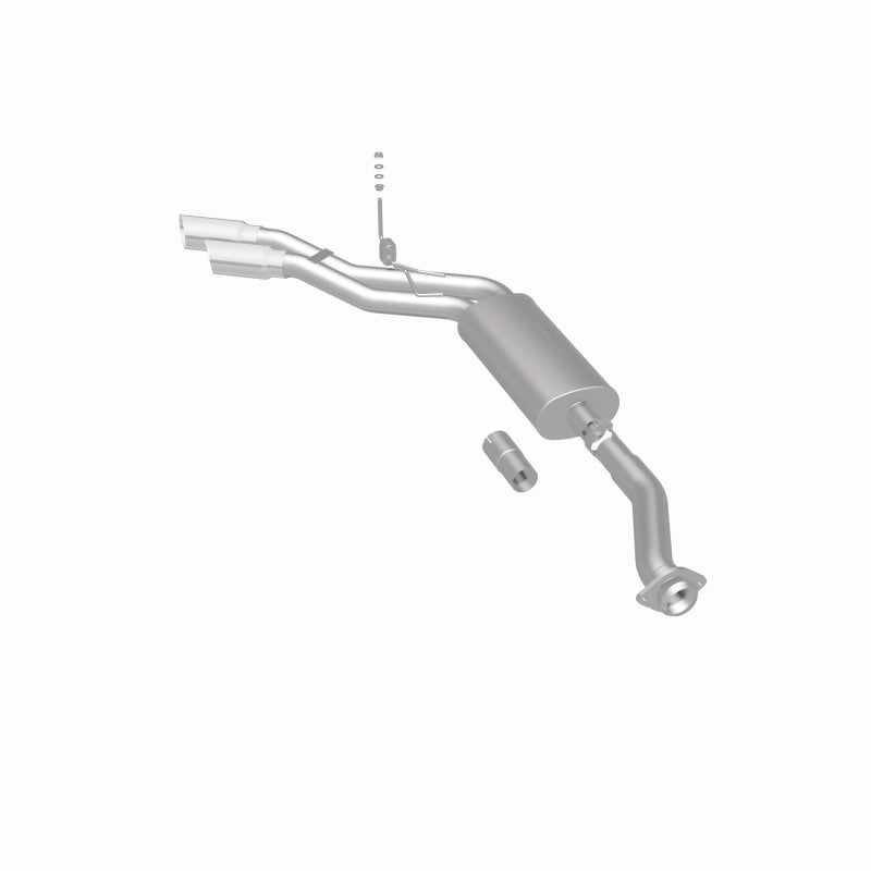 MagnaFlow 11-13 Ford F-150 Pickup Dual Same Side Before P/S Rear Tire Stainless CatBack Perf Exhaust Magnaflow Catback