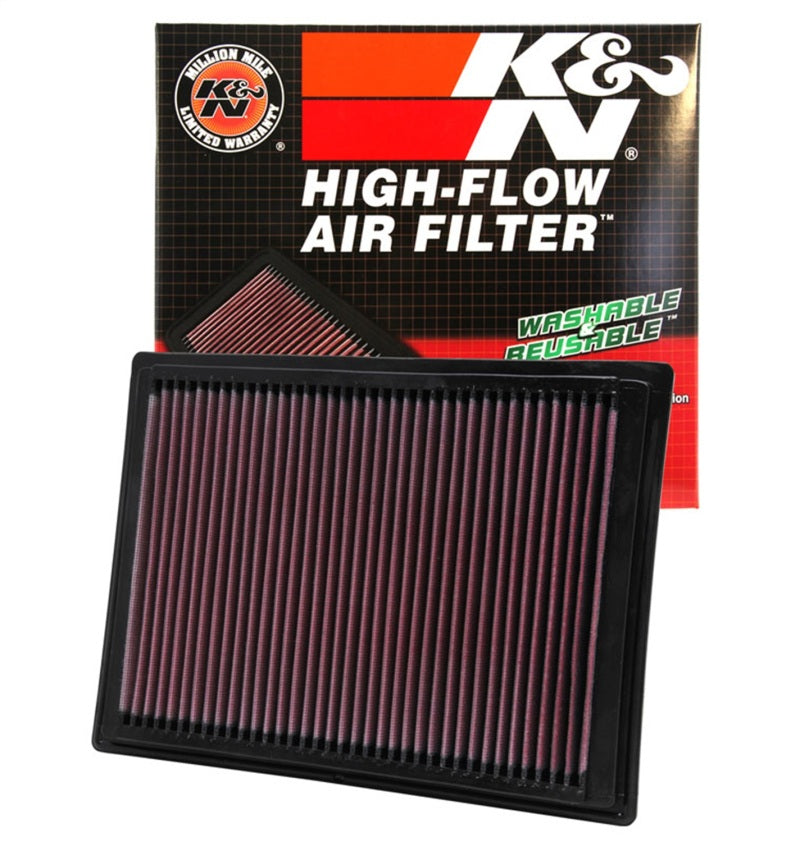K&N 04-08 Ford F150 / 05-06 Expedition / 05-07 F250 SD / 05-06 Lincoln Navigator Drop In Air Filter K&N Engineering Air Filters - Drop In