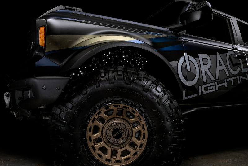 Oracle Lighting Fiber Optic Wheel Liner ColorSHIFT RGBW Kit-40W LED/600 Fibers ORACLE Lighting Light Accessories and Wiring
