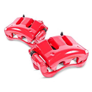 Power Stop 93-97 Chevrolet Camaro Rear Red Calipers w/Brackets - Pair PowerStop Brake Calipers - Perf