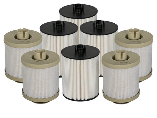 aFe Pro GUARD D2 Fuel Filter 08-10 Ford Diesel Trucks V8 6.4L (td) (4 Pack) aFe Fuel Filters