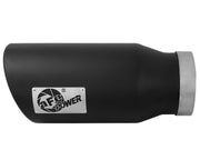 aFe POWER MACH Force-Xp 5in 304 Stainless Steel Exhaust Tip 5In x 7Out x15Lin Bolt-On Right-Blk aFe Catback