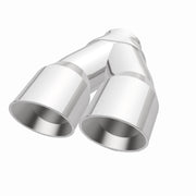 MagnaFlow Double Wall 3in Dual Round Polished Tip 2.25in Inlet Magnaflow Catalytic Converter Universal