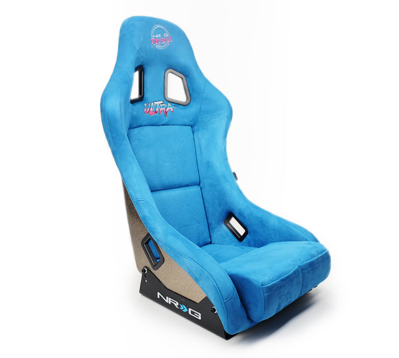 NRG FRP Bucket Seat ULTRA Edition - Medium (Blue Alcantara/Pearlized Back) NRG Race Seats