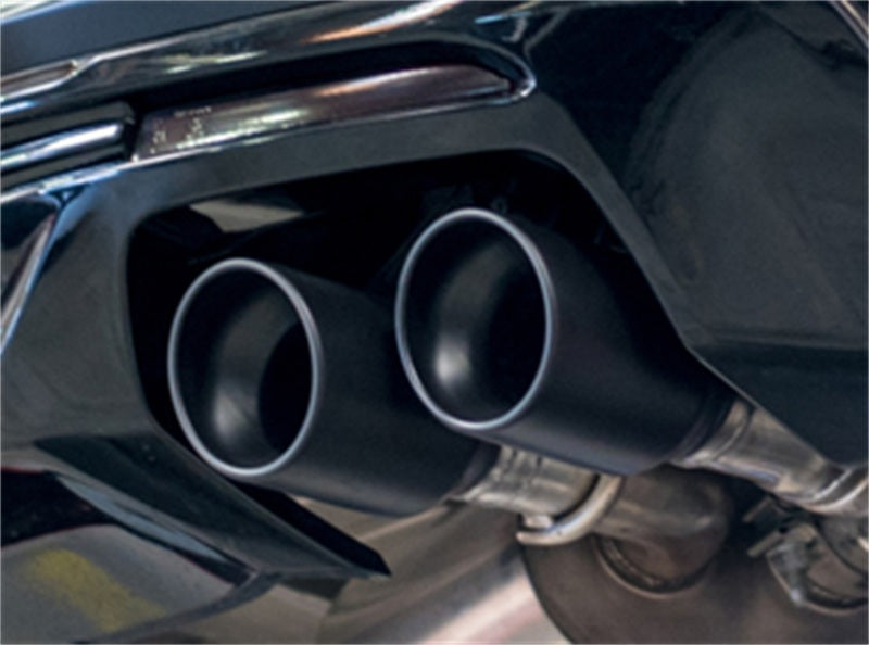 Borla 16-18 Chevy Camaro V8 SS AT/MT ATAK Rear Section Exhaust w/o Dual Mode Valves Ceramic Black Borla Axle Back