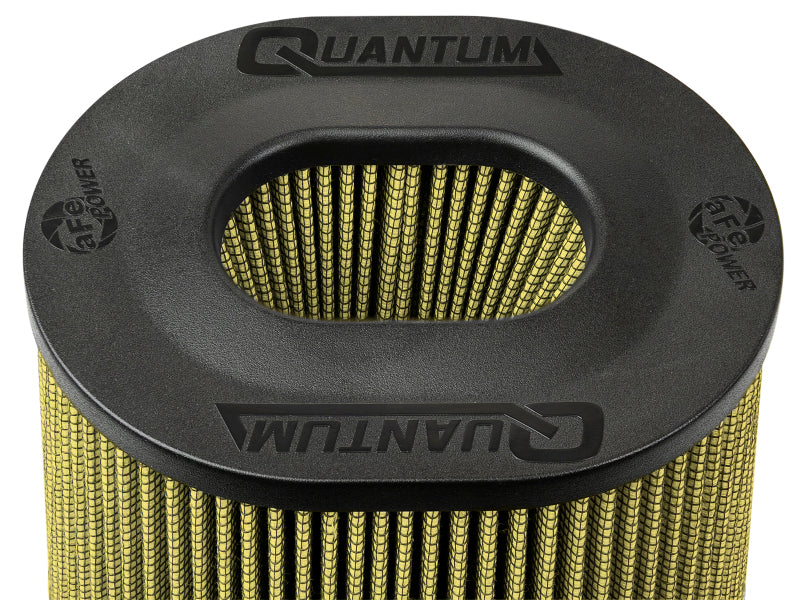aFe Quantum Pro Guard 7 Air Filter Inverted Top - 5.5inx4.25in Flange x 9in Height - Dry PG7 aFe Cold Air Intakes