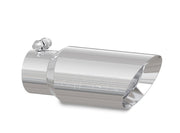 MBRP Universal Tip 4in OD 3in Inlet 10in Length Dual Wall Angled End T304 MBRP Steel Tubing