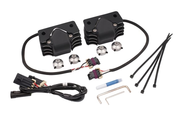 Stealth SuperCoil - Motorcycle - Coil on Plug - Sportster Models - Black with Machined Edges 140414B ACCEL Autoparts