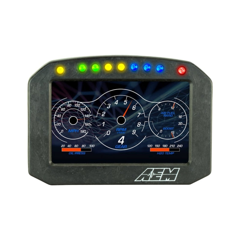 AEM CD-5L Carbon Logging Flush Digital Dash Display AEM Gauges