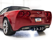 AWE Tuning 09-13 Chevrolet Corvette 6.2L Touring Edition Axle-Back Exhaust w/ Chrome Silver Tips AWE Tuning Axle Back