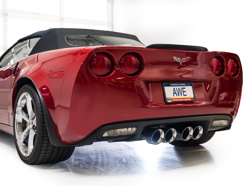 AWE Tuning 09-13 Chevrolet Corvette 6.2L Touring Edition Axle-Back Exhaust w/ Chrome Silver Tips AWE Tuning Axle Back
