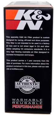 K&N Custom Round Filter 5-1/8in FLG / 11in Dia / 4-3/4in H w/VENT K&N Engineering Carburetor Air Cleaners