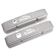 Edelbrock Valve Cover Classic Series Chevrolet 1959-1986 262-400 CI V8 w/ Oil Fill Hole Satin Edelbrock Valve Covers