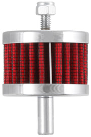 K&N Steel Base Crankcase Vent Filter 3/8in OD Tube 2in OD 1-1/2in Height K&N Engineering Air Filters - Universal Fit