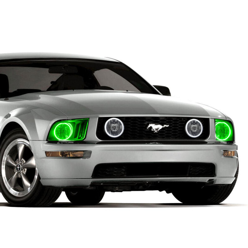 Oracle Ford Mustang 05-09 Halo Kit - ColorSHIFT w/ BC1 Controller ORACLE Lighting Headlights