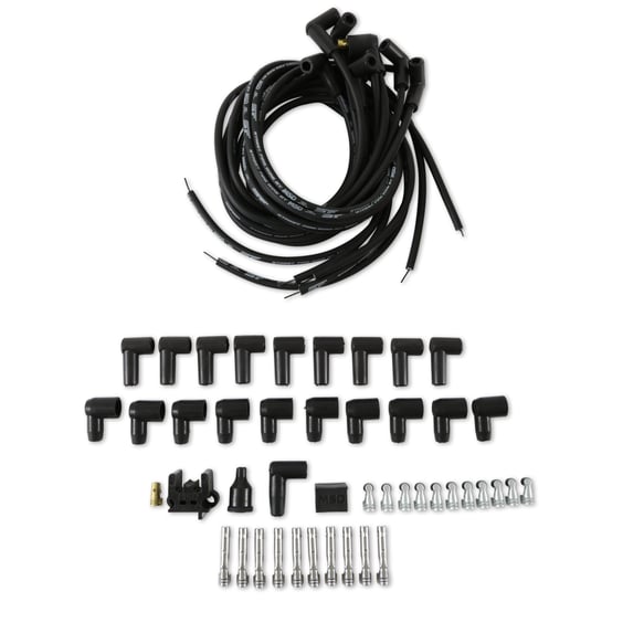 Street-Fire Wire Set 8 Cyl 90¡, Sock/ HEI, Univ 5553 MSD Autoparts