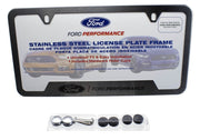 Ford Racing Stainless Steel Ford Performance License Plate Frame Ford Racing License Frame