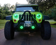 Oracle 7in High Powered LED Headlights - Black Bezel - Dynamic - Dynamic ORACLE Lighting Headlights