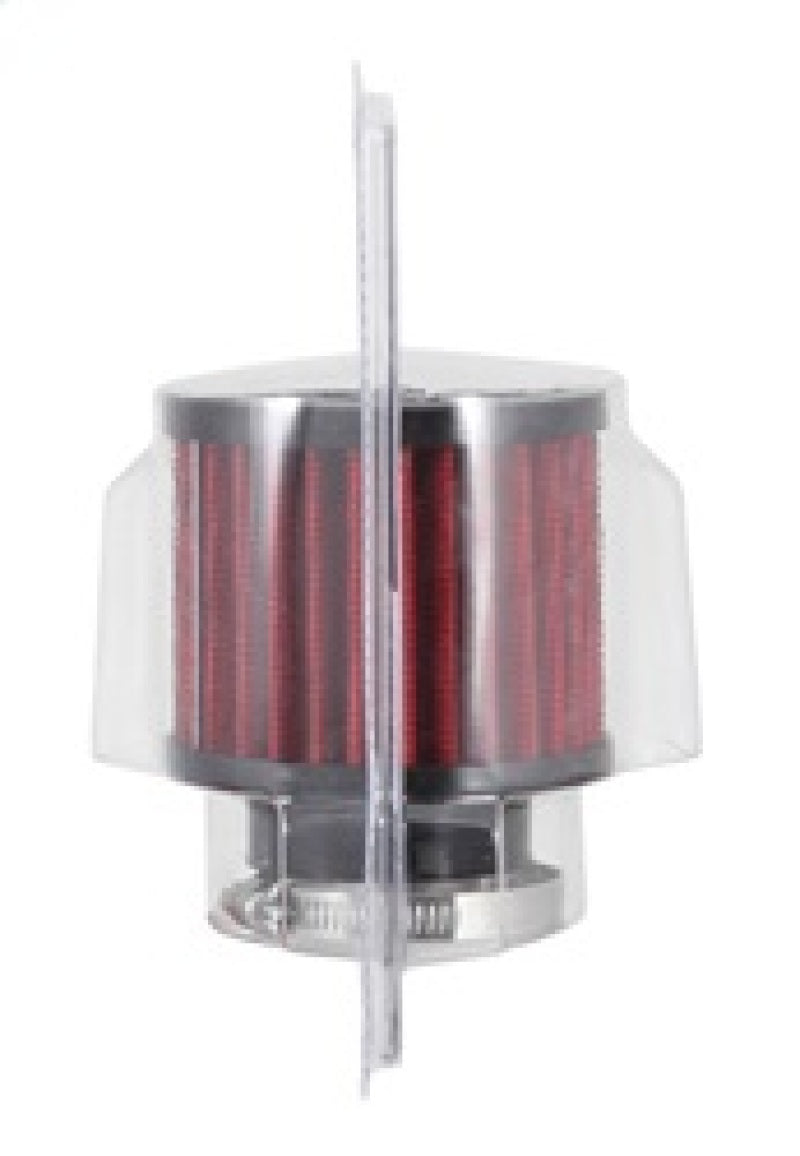 K&N 1.5in Flange ID x 3in OD x 2.5in H Rubber Base Crankcase Vent Filter K&N Engineering Air Filters - Universal Fit