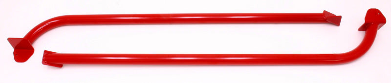 BMR 05-14 S197 Mustang Weld-On Tubular Subframe Connectors - Red BMR Suspension Chassis Bracing