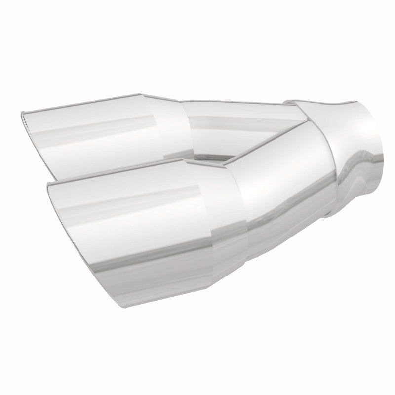 MagnaFlow Double Wall 3in Dual Round Polished Tip 2.25in Inlet Magnaflow Catalytic Converter Universal