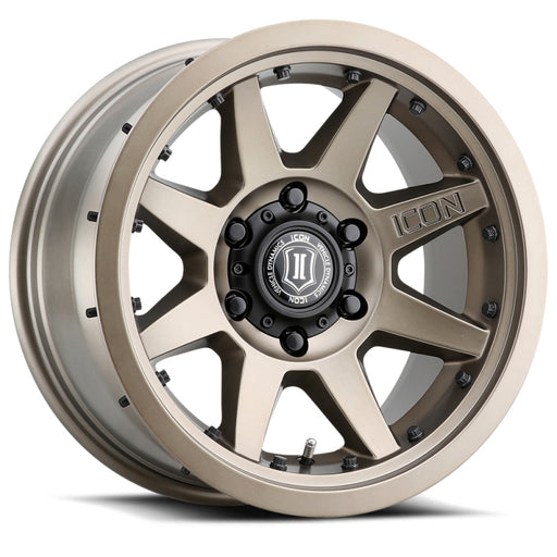 ICON Rebound Pro 17x8.5 6x135 6mm Offset 5in BS 87.1mm Bore Bronze Wheel ICON Wheels - Cast