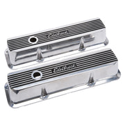 Edelbrock Valve Covers Elite II Ford FE 1958-76 Polished Edelbrock Valve Covers