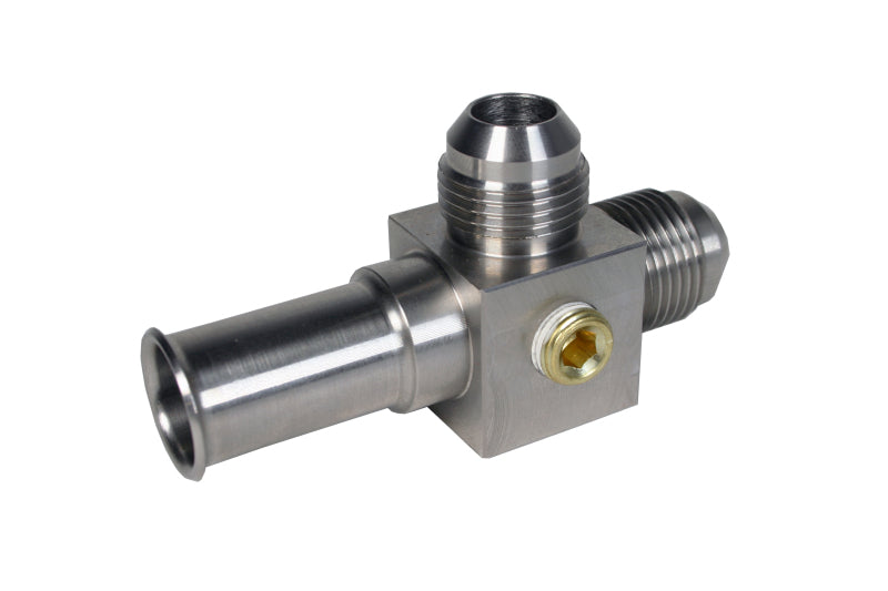 Aeromotive SS Coupler to Convert Ford OE Fuel line (86-06) to Dual -8 AN Male Ports Aeromotive Fittings